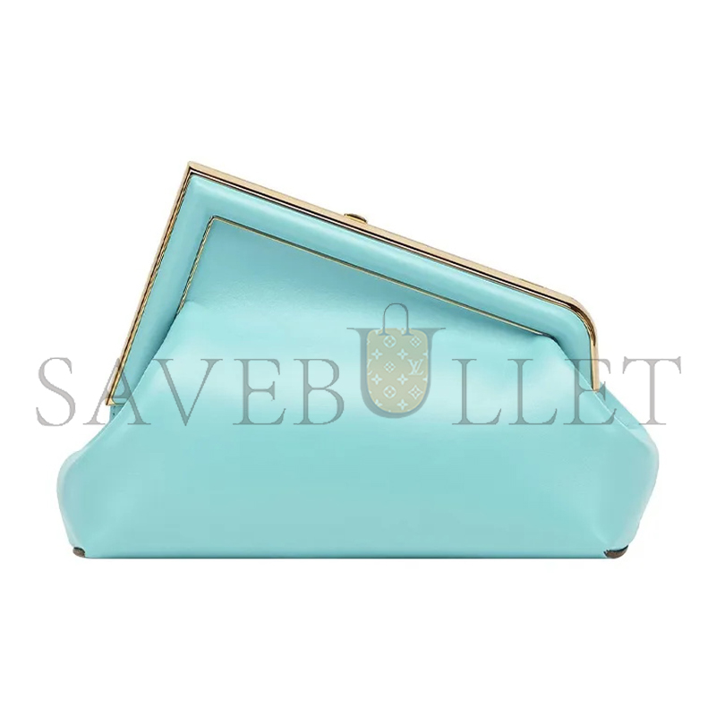 F**di first clutch bag blue 8bp129abvef1jtx (26*18*9.5cm)